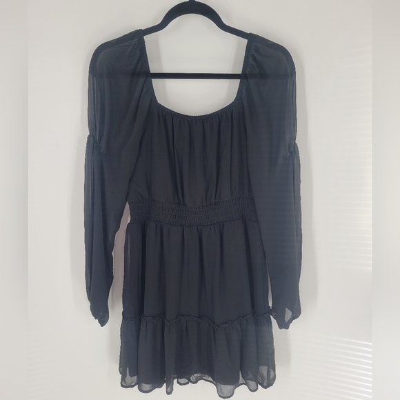 Lie to be spoiled Black Mini Dress sz M Y2K Whimsygoth Fairygrunge - Picture 3 of 4